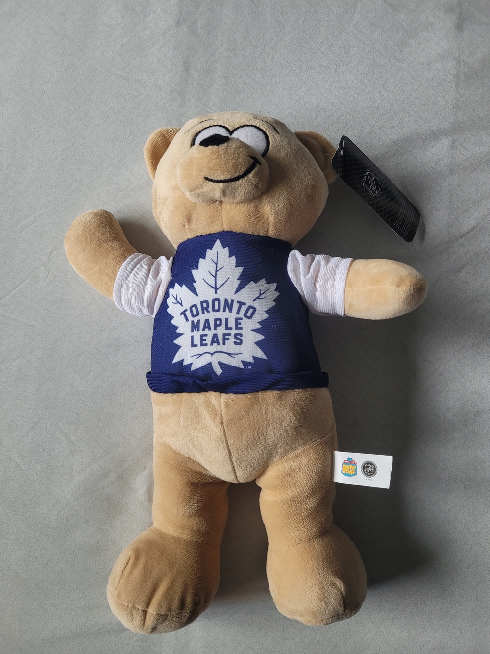 NHL Toronto Maple Leafs Plush Bear in Navy Blue and White